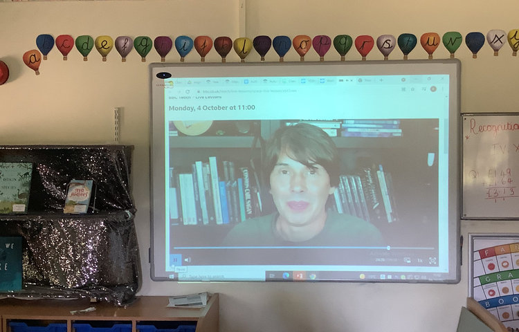 Image of Live Science lesson with Professor Brian Cox