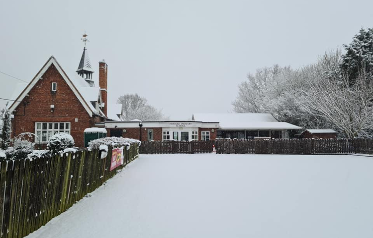Image of The Howard in the Snow