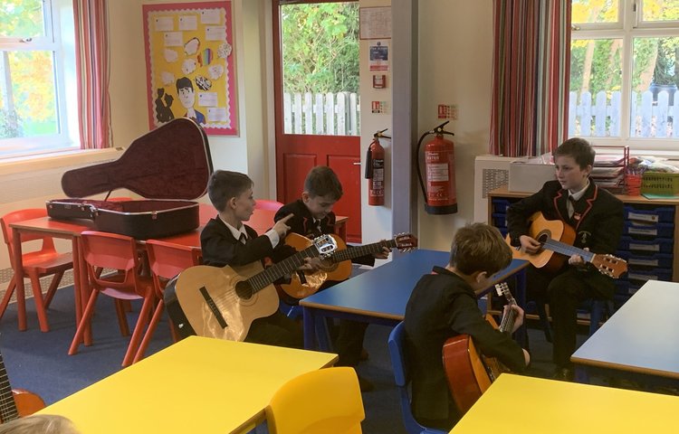 Image of Guitars in Class 3