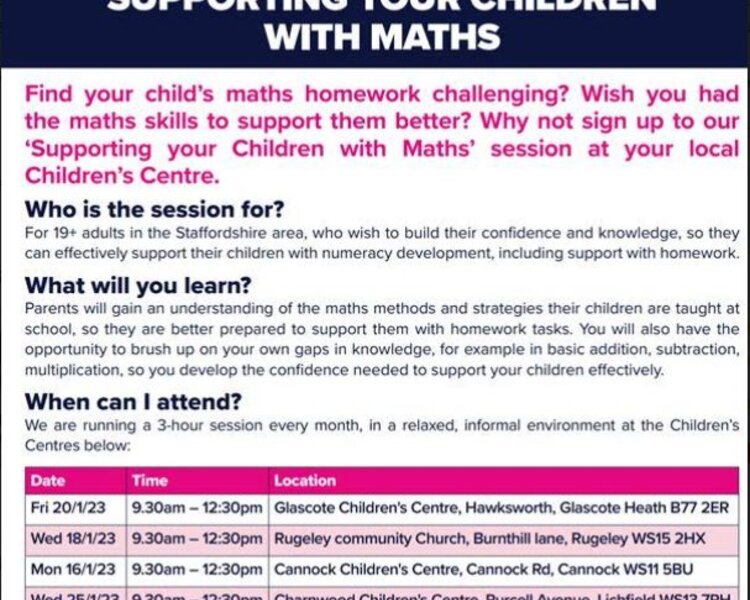Image of Supporting your children with Maths - Free session