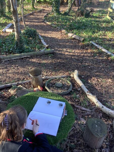 Image of Class 3 Outdoor Learning-art