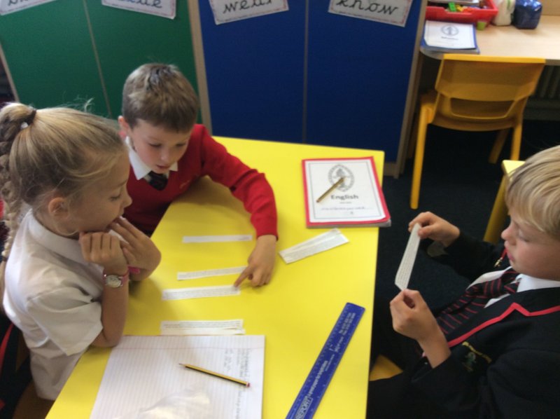 Image of Class 2- Learning to use paragraphs
