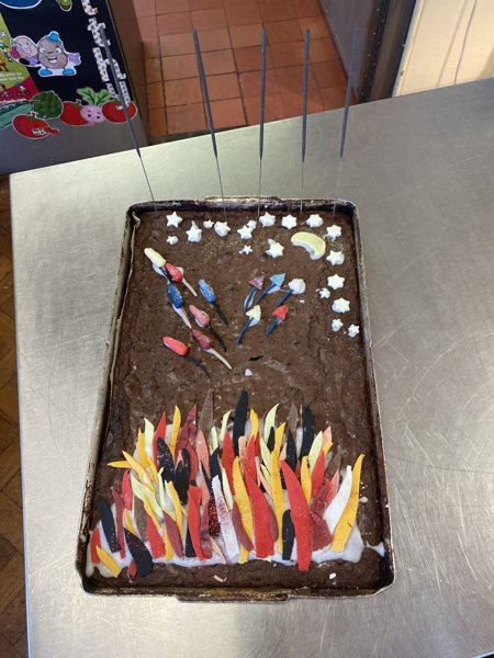 Image of Our bonfire brownie